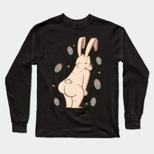 easter, rabbit, easter festival, easter present, easter bunny, easter eggs, april easter, look for easter eggs Long Sleeve T-Shirt